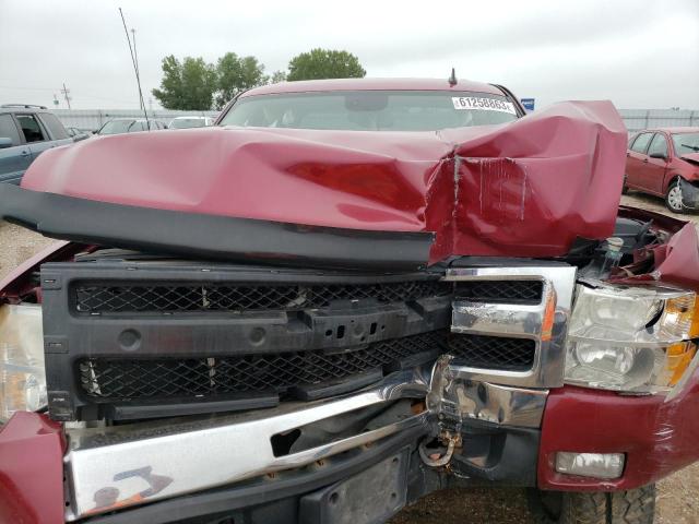 2GCEK13M371567662 - 2007 CHEVROLET SILVERADO K1500 CREW CAB BURGUNDY photo 11