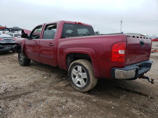 2GCEK13M371567662 - 2007 CHEVROLET SILVERADO K1500 CREW CAB BURGUNDY photo 2