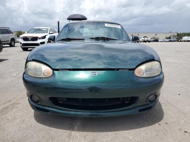 JM1NB353XY0152416 - 2000 MAZDA MX-5 MIATA BASE GREEN photo 5