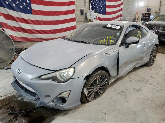 JF1ZNAA1XD1730820 - 2013 TOYOTA SCION FR-S SILVER photo 2