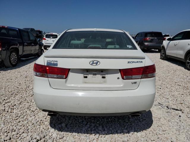 5NPEU46F38H355756 - 2008 HYUNDAI SONATA SE WHITE photo 6