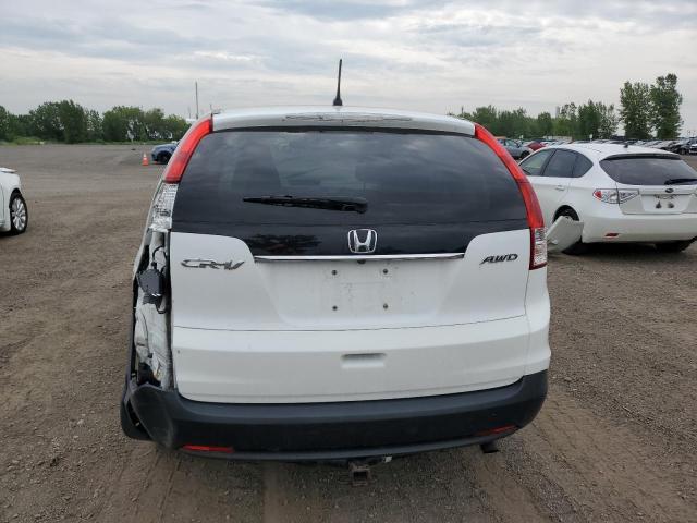 2HKRM4H50CH108399 - 2012 HONDA CR-V EX WHITE photo 6