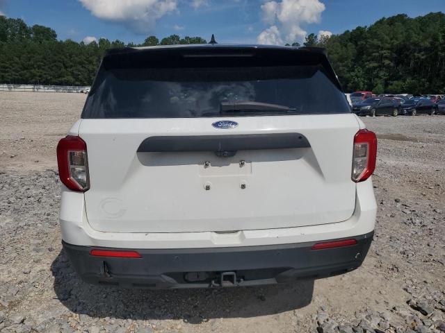 1FM5K8AB1LGA56034 - 2020 FORD EXPLORER POLICE INTERCEPTOR WHITE photo 6