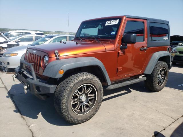 1C4AJWAG2EL269039 - 2014 JEEP WRANGLER SPORT ORANGE photo 1