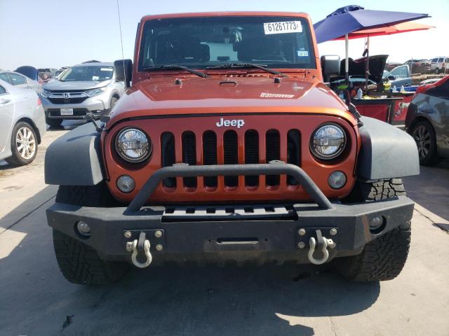 1C4AJWAG2EL269039 - 2014 JEEP WRANGLER SPORT ORANGE photo 5