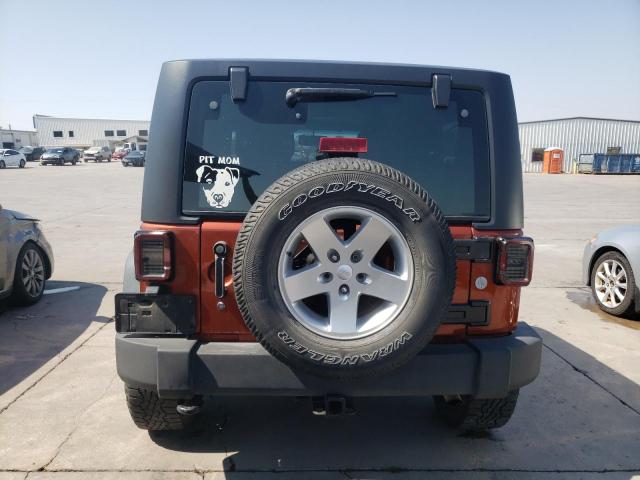 1C4AJWAG2EL269039 - 2014 JEEP WRANGLER SPORT ORANGE photo 6