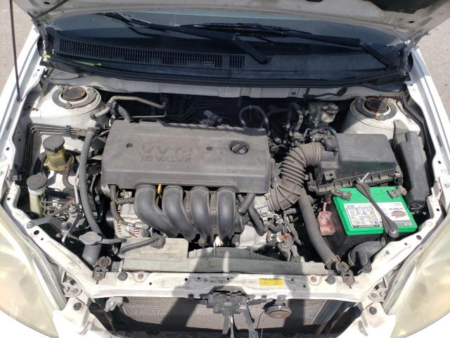 2T1KR30EX7C630619 - 2007 TOYOTA COROLLA MA XR WHITE photo 11