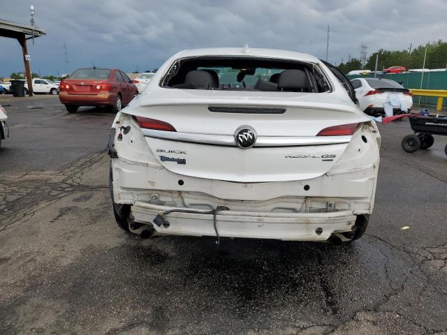 2G4GV5GXXG9135014 - 2016 BUICK REGAL GS WHITE photo 6