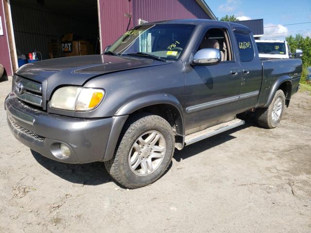 5TBBT44163S409186 - 2003 TOYOTA TUNDRA ACCESS CAB SR5 GRAY photo 1
