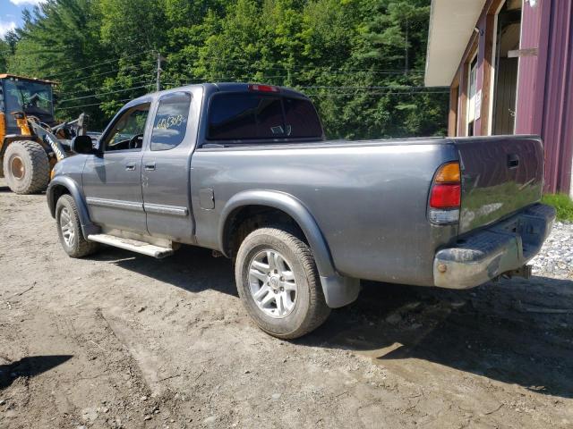 5TBBT44163S409186 - 2003 TOYOTA TUNDRA ACCESS CAB SR5 GRAY photo 2