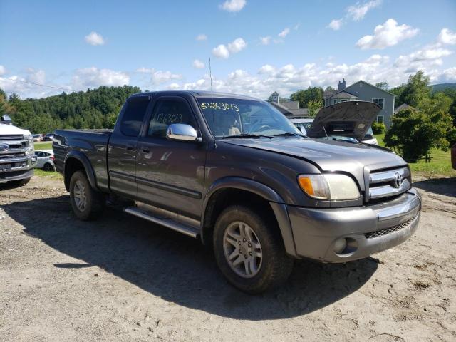 5TBBT44163S409186 - 2003 TOYOTA TUNDRA ACCESS CAB SR5 GRAY photo 4