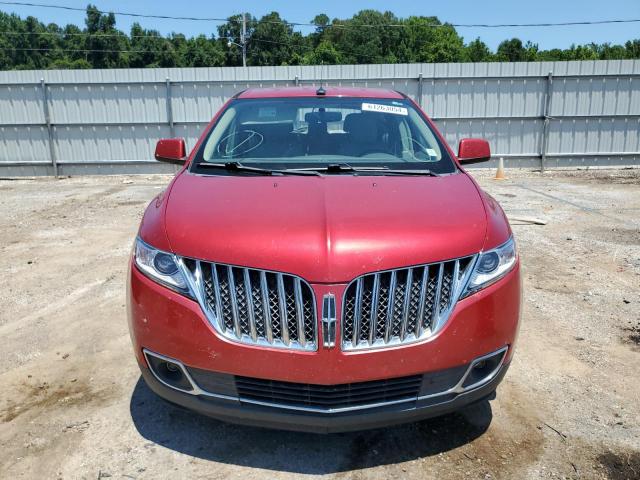 2LMDJ6JK5BBJ00923 - 2011 LINCOLN MKX RED photo 5