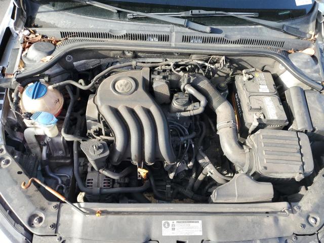 3VW2K7AJ0CM308951 - 2012 VOLKSWAGEN JETTA BASE 银色 照片 11
