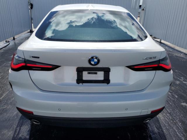 WBA73AV03RFR61512 - 2024 BMW 430XI GRAN COUPE WHITE photo 6