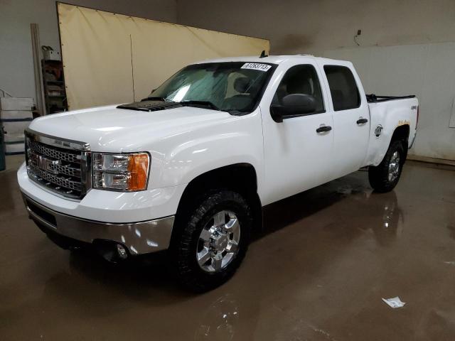 1GT120CG7CF162491 - 2012 GMC SIERRA K2500 SLE WHITE photo 1