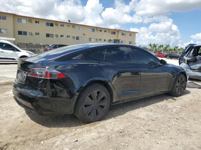 5YJSA1E5XNF462977 - 2022 TESLA MODEL S BLACK photo 3