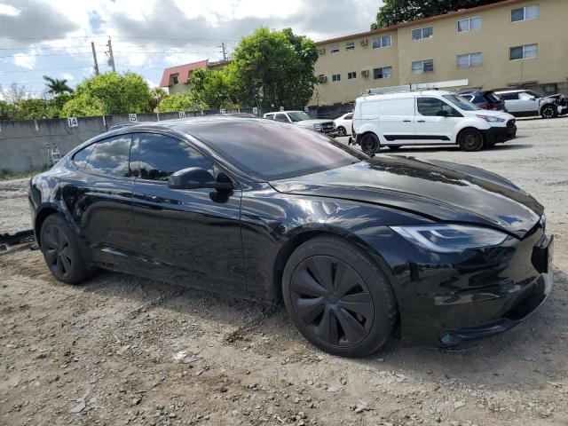 5YJSA1E5XNF462977 - 2022 TESLA MODEL S BLACK photo 4