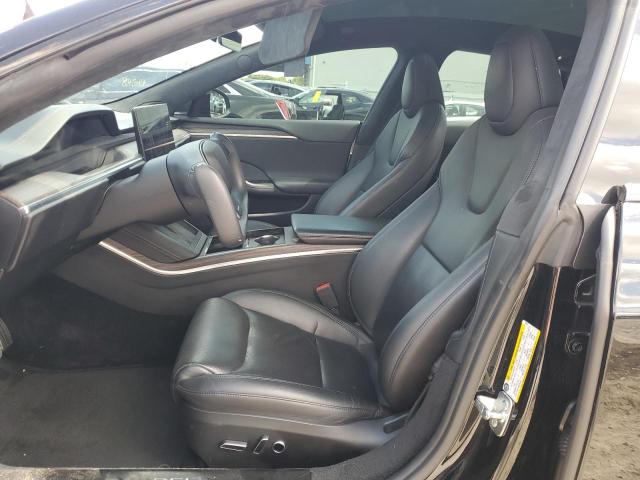 5YJSA1E5XNF462977 - 2022 TESLA MODEL S BLACK photo 7