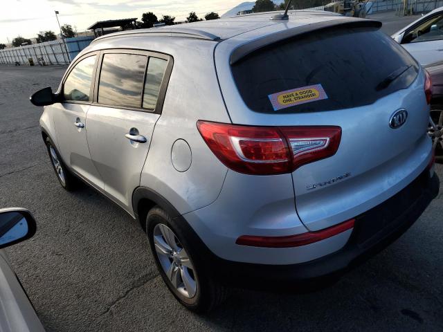 KNDPB3A20D7410286 - 2013 KIA SPORTAGE BASE SILVER photo 2