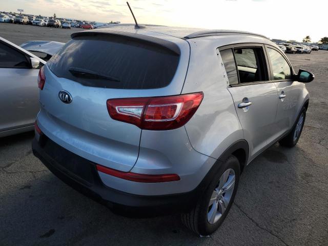 KNDPB3A20D7410286 - 2013 KIA SPORTAGE BASE SILVER photo 3