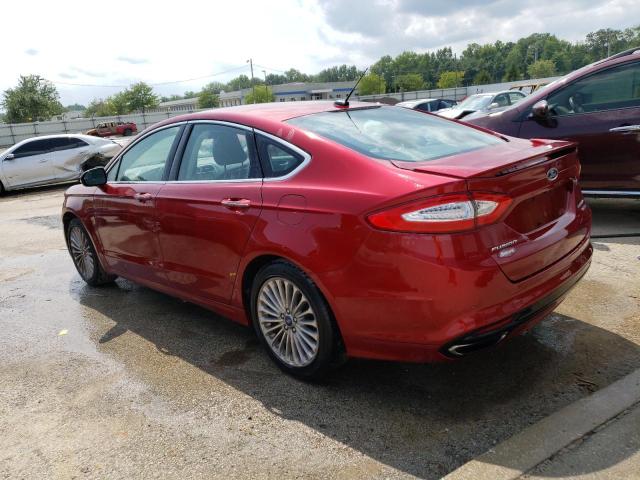 3FA6P0K98GR111770 - 2016 FORD FUSION TITANIUM RED photo 2