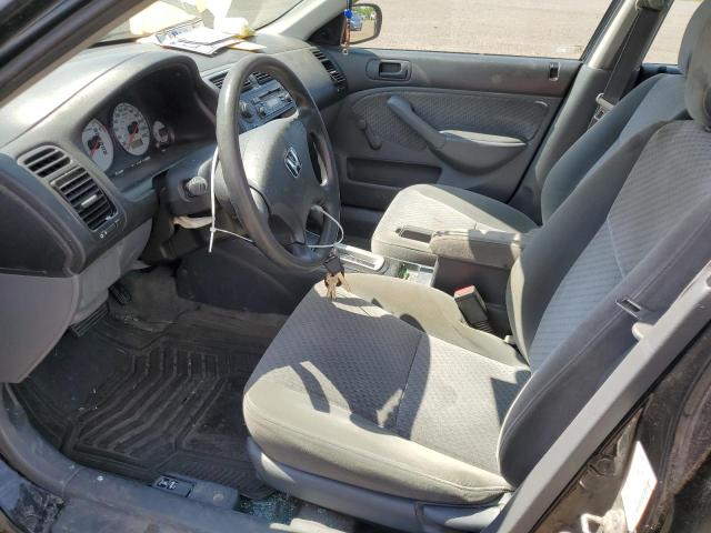 2HGES16325H013537 - 2005 HONDA CIVIC DX VP BLACK photo 7