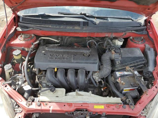 2T1KR32E97C630981 - 2007 TOYOTA COROLLA MA XR RED photo 11