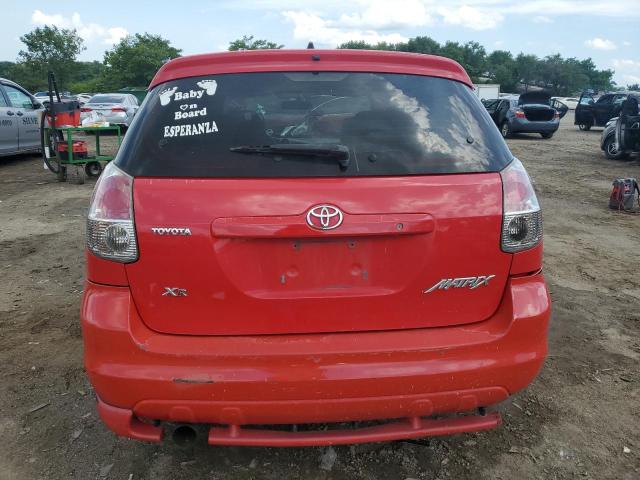 2T1KR32E97C630981 - 2007 TOYOTA COROLLA MA XR RED photo 6