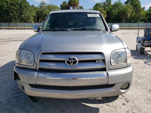 5TBET34146S525515 - 2006 TOYOTA TUNDRA DOUBLE CAB SR5 SILVER photo 5