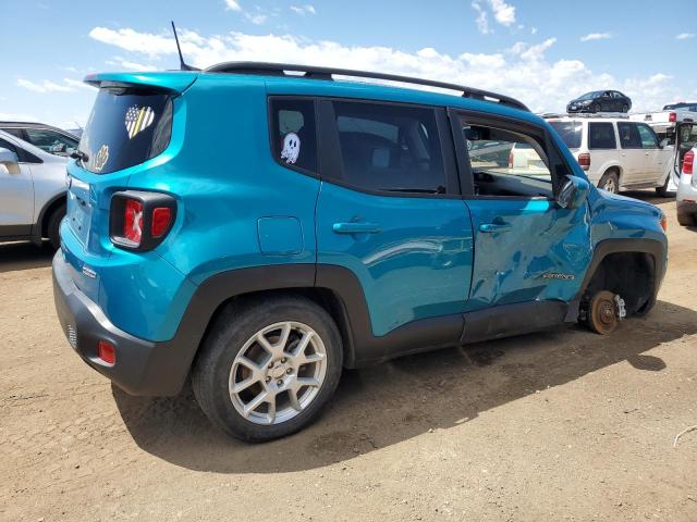 ZACNJDBB9MPN16296 - 2021 JEEP RENEGADE LATITUDE TEAL photo 3