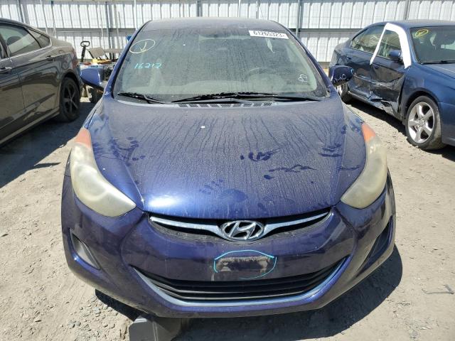 5NPDH4AE3BH021717 - 2011 HYUNDAI ELANTRA GLS BLUE photo 5