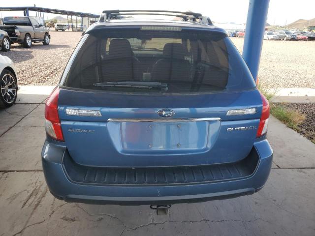 4S4BP61C687310328 - 2008 SUBARU OUTBACK 2.5I BLUE photo 6