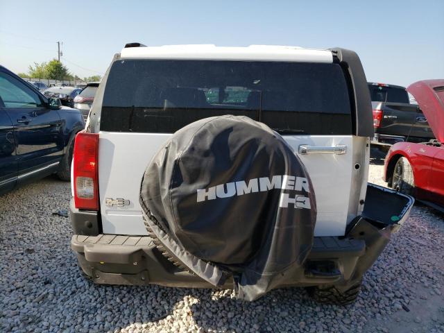 5GTEN43E188229010 - 2008 HUMMER H3 LUXURY WHITE photo 6