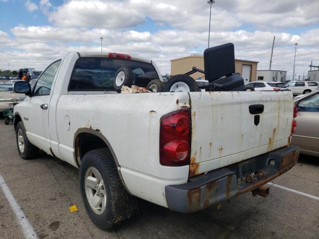 1D7HA16K78J124227 - 2008 DODGE RAM 1500 ST WHITE photo 3