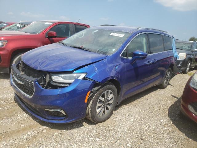 2C4RC1L78MR581028 - 2021 CHRYSLER PACIFICA HYBRID TOURING L BLUE photo 1