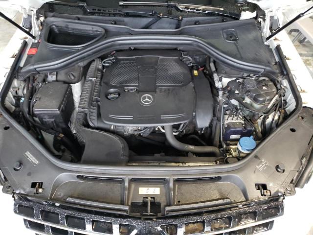 4JGDA5HB0DA196163 - 2013 MERCEDES-BENZ ML 350 4MATIC WHITE photo 12