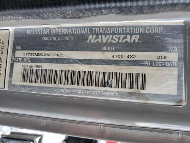 1HTSCABK1XH212621 - 1999 INTERNATIONAL 4000 4700 GRAY photo 13