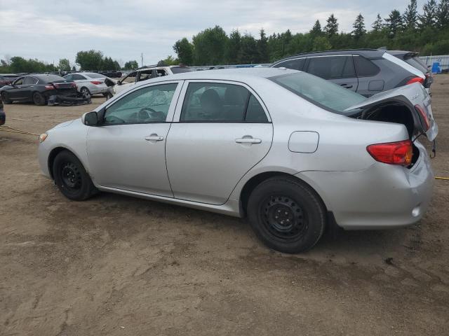 2T1BU40E99C023053 - 2009 TOYOTA COROLLA BASE SILVER photo 2