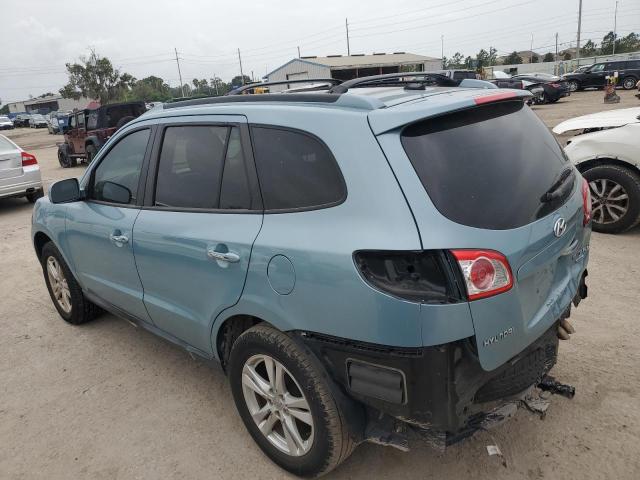 5XYZK4AG4BG041751 - 2011 HYUNDAI SANTA FE LIMITED BLUE photo 2