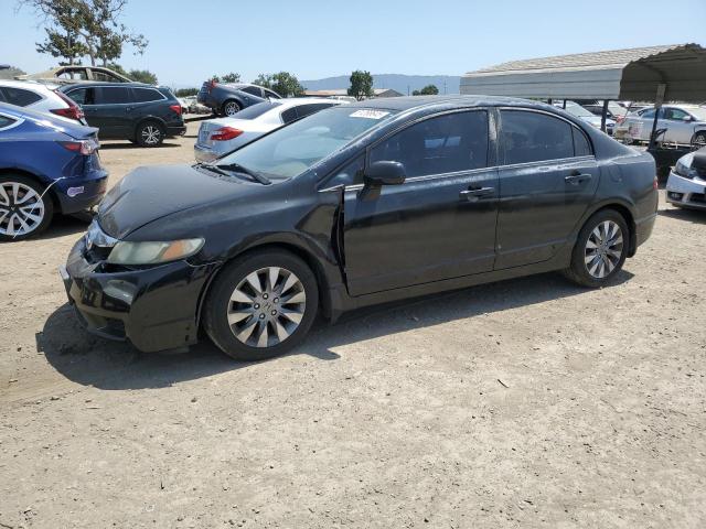 2HGFA1F98BH517422 - 2011 HONDA CIVIC EXL BLACK photo 1