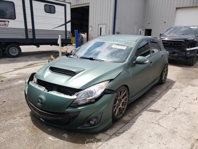 JM1BL1L4XD1816024 - 2013 MAZDA SPEED 3 მწვანე ფოტო 1