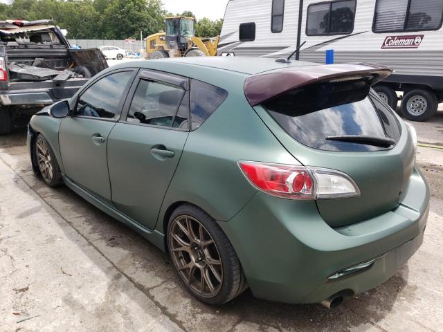 JM1BL1L4XD1816024 - 2013 MAZDA SPEED 3 მწვანე ფოტო 2