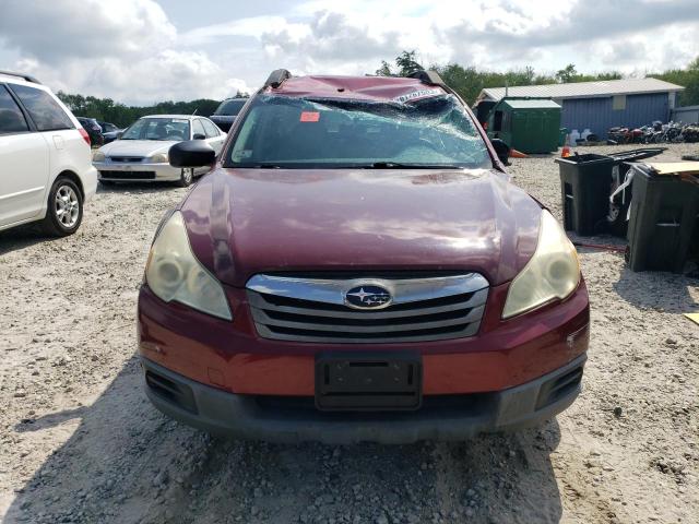 4S4BRBAC8B3361217 - 2011 SUBARU OUTBACK 2.5I BURGUNDY photo 5