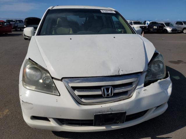 5FNRL38457B013233 - 2007 HONDA ODYSSEY EX WHITE photo 5