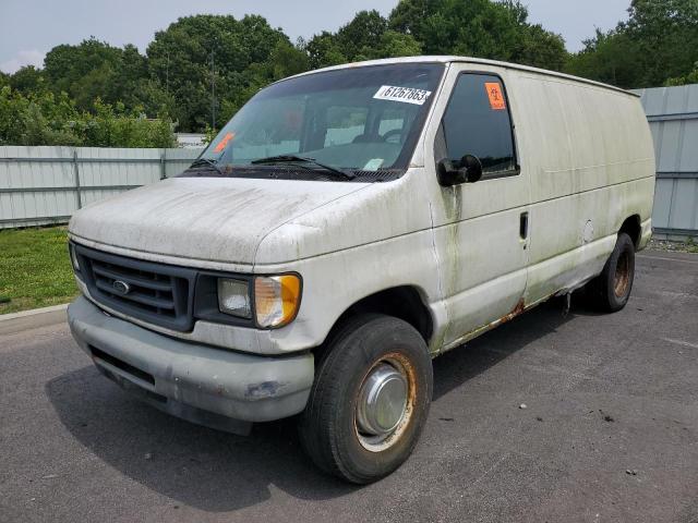 1FTNE24WX5HB46447 - 2005 FORD ECONLINE E250 VAN WHITE photo 1