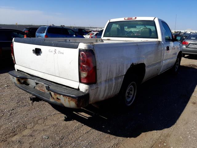 3GCEC14X57G177210 - 2007 CHEVROLET SILVERADO C1500 CLASSIC WHITE photo 4