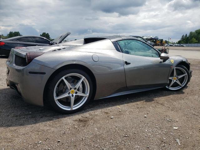 ZFF68NHA7D0190349 - 2013 FERRARI 458 SPIDER GRAY photo 3