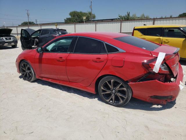 2HGFC2F88LH557752 - 2020 HONDA CIVIC SPORT 红色 照片 2