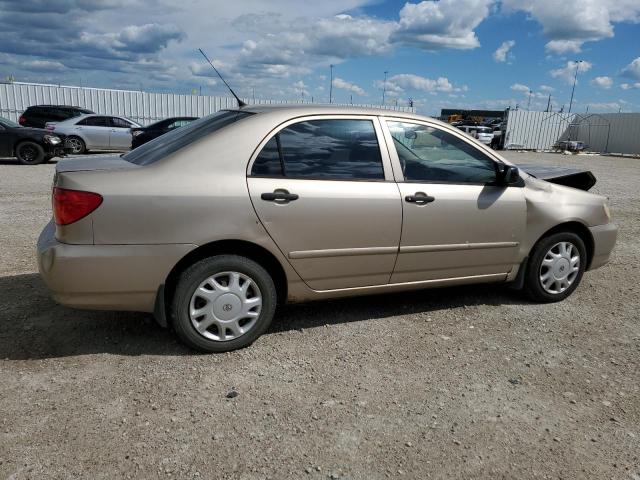 2T1BR32E74C796749 - 2004 TOYOTA COROLLA CE BEIGE photo 3