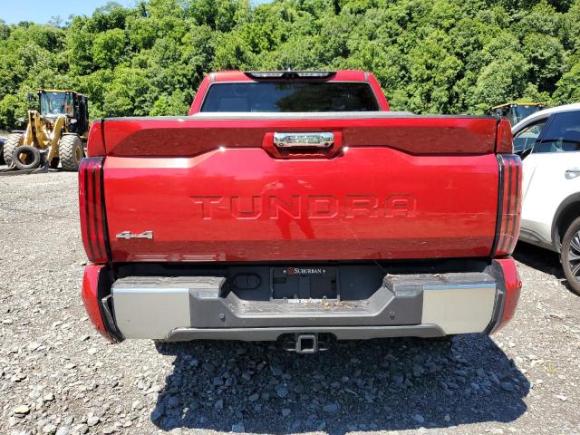 5TFJA5DB0NX005496 - 2022 TOYOTA TUNDRA CREWMAX LIMITED RED photo 6